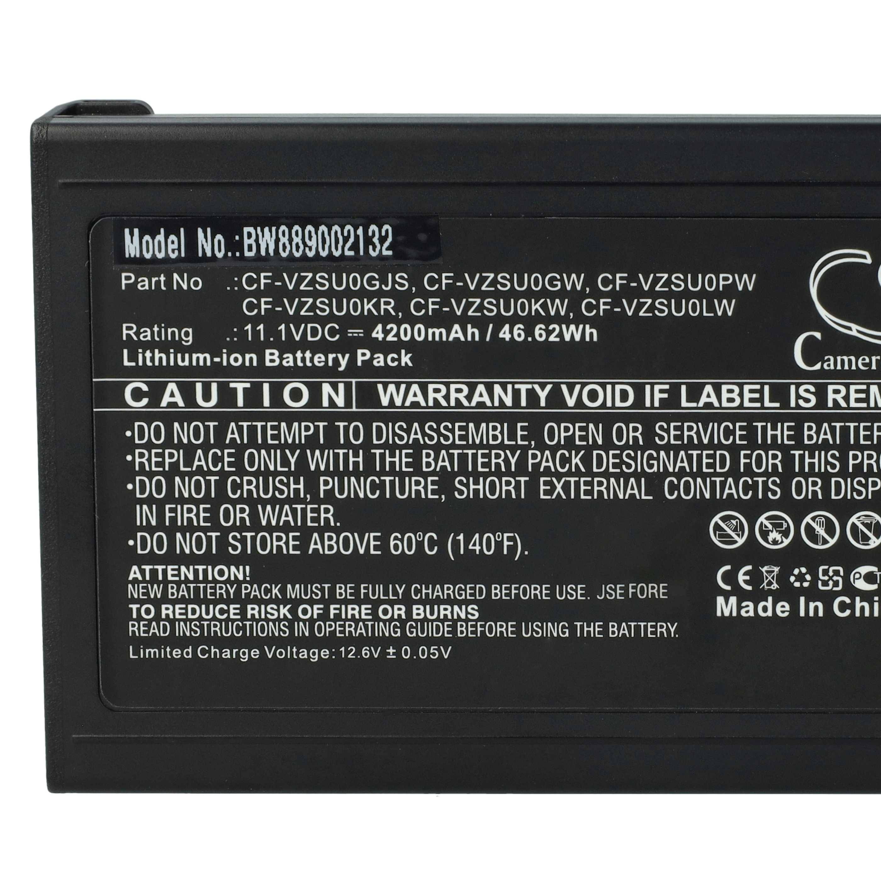 vhbw Akku Ersatz für EAN 5025232824243 für Notebook (4200 mAh, 11,1 V, Li-Ion)