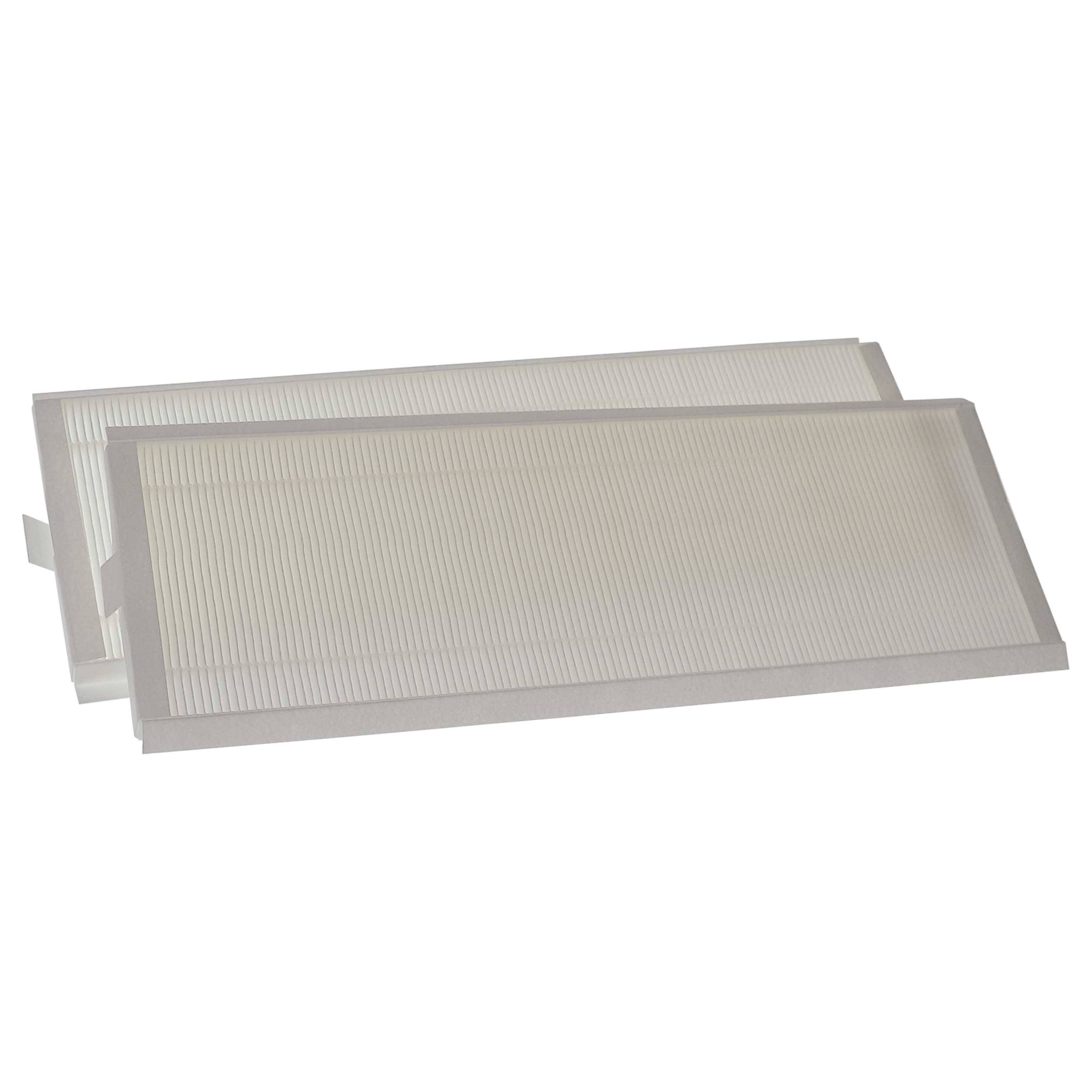 vhbw 2x Filter G4 kompatibel mit Zehnder ComfoAir E300 | E350, Pro 300, E400, Q350 Lüftungsgerät - Filterset, 50 x 16 x 4 cm Weiß