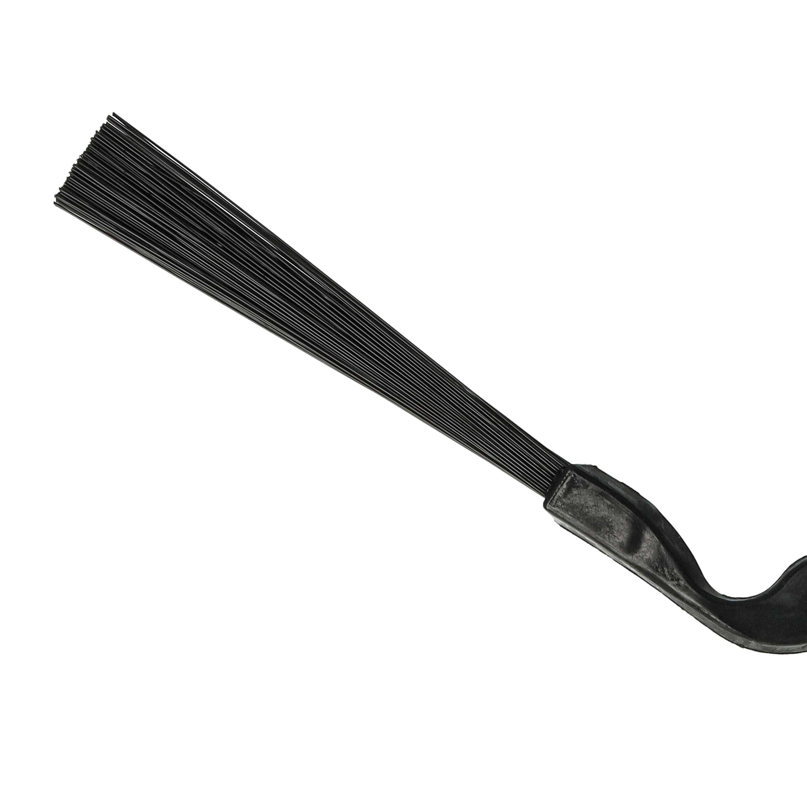 vhbw 2x Seitenbürste Ersatz für Miele 9724010, RX1-SB, RX-SB2 für Saugroboter - Reinigungsbürsten Set, links/rechts, schwarz