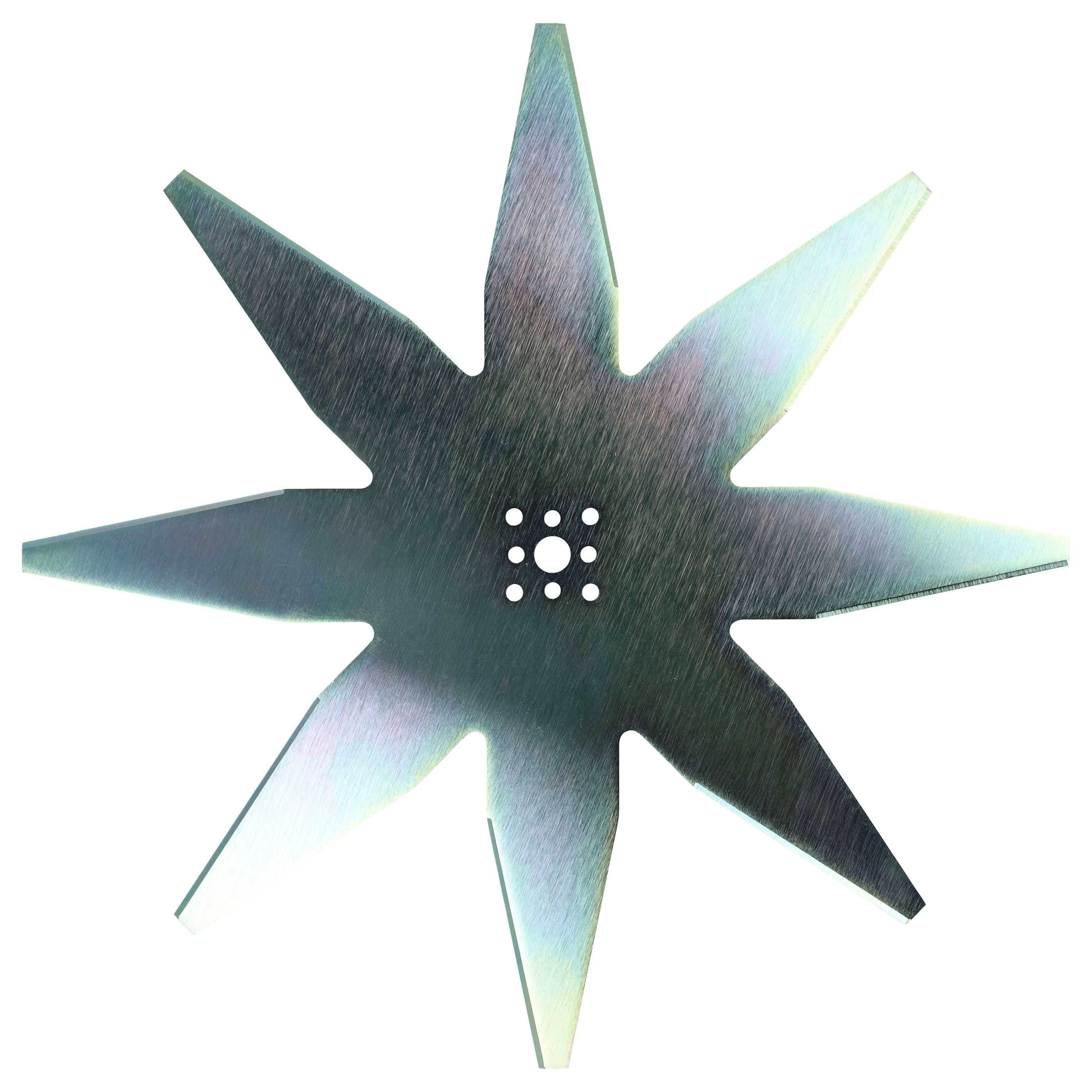 vhbw Ersatz-Messer kompatibel mit Wiper Yard Rasenmäher - Ersatzklinge Silber, Edelstahl (rostfrei)
