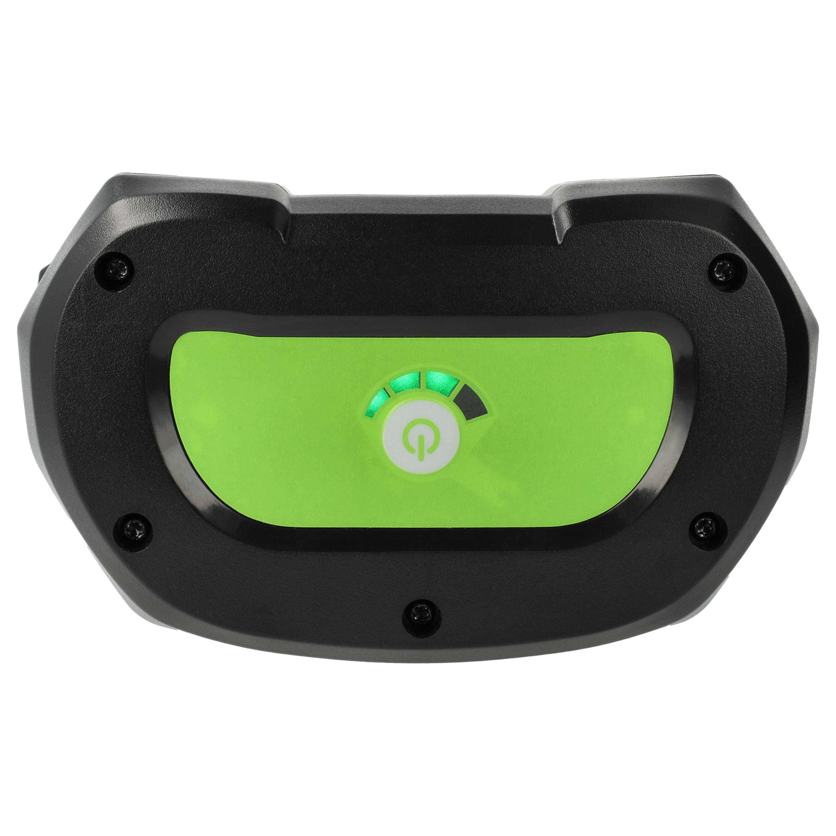 EXTENSILO Akku kompatibel mit EGO ST1502LB, ST1511E, ST1521 Rasenmäher Akku-Gartengerät (5000mAh, 56V, Li-Ion)