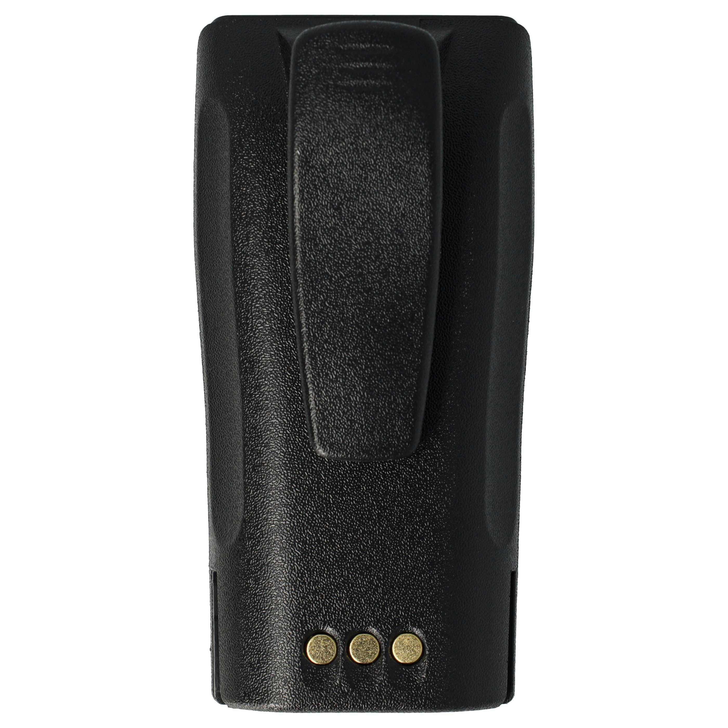 vhbw Akku kompatibel mit Motorola PR400, PM400 Funkgerät, Walkie Talkie (1800 mAh, 7,2 V, NiMH)
