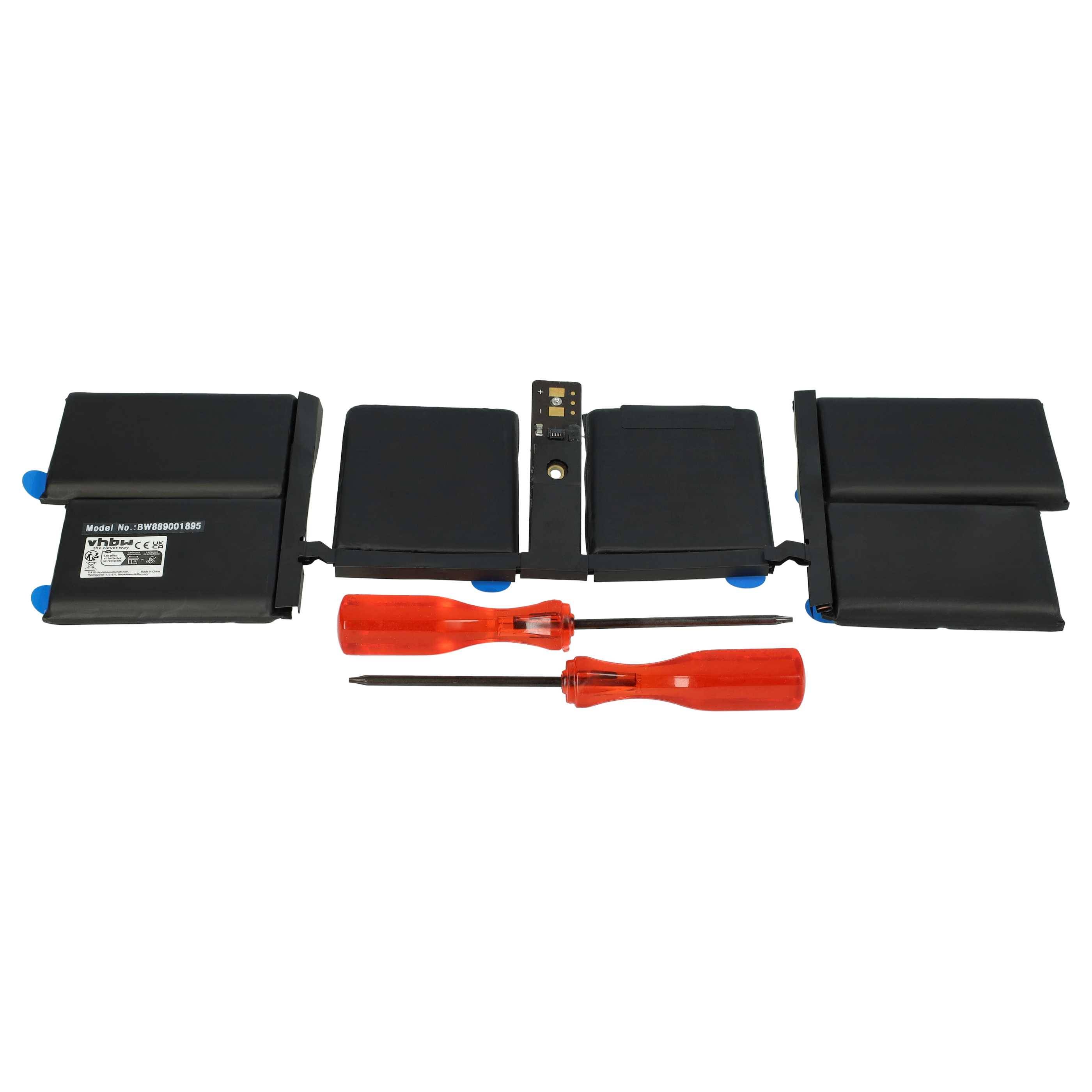 vhbw Akku kompatibel mit Apple MacBook Pro 14 MKGP3LL/A, M1 Pro 8CPU 14GPU MKGT3LL/A Notebook (3800 mAh, 11,74 V, Li-Polymer)