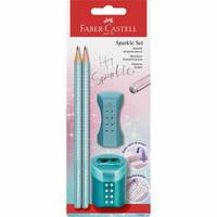 FABER-CASTELL - Schreibset Sparkle BK+Acc. ocean