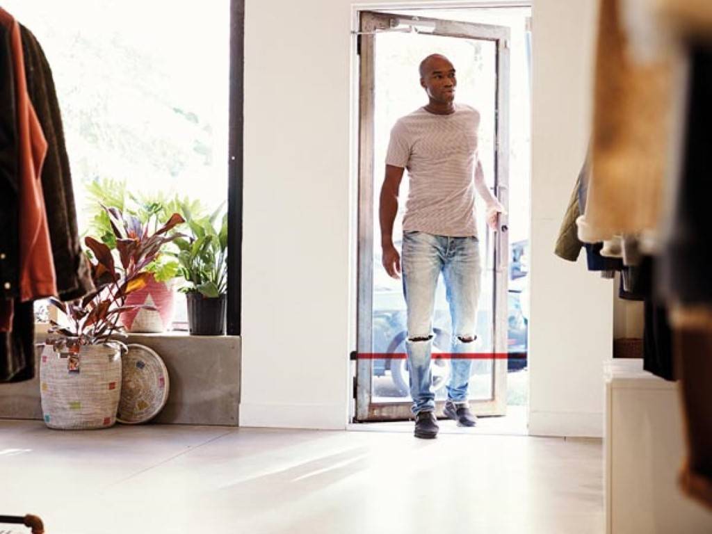 Mini-Reflexions-Lichtschranke Infrarot, Reichweite 7m Bewegungssensor Alarm