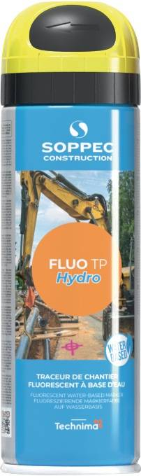 Baustellenmarkierspray Fluo TP Hydro neongelb 500ml Spraydose SOPPEC