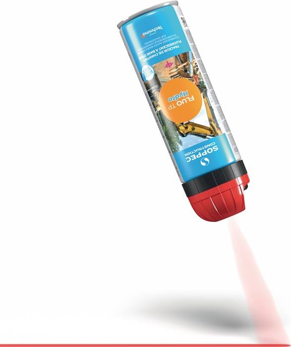 Baustellenmarkierspray Fluo TP Hydro neonrot 500ml Spraydose SOPPEC
