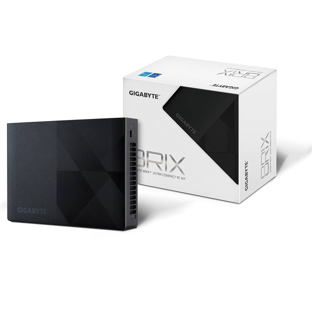 Gigabyte BRIX GB-BNIP-N200 (rev. 1.0) - Barebone - Mini-PC - 1 x N-series N200 /