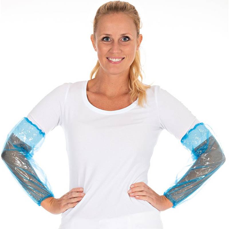 HYGONORM PE-Ärmelschoner Light, Länge: 400 mm, blau