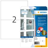 HERMA - Wetterfeste Impraegn.Etik.A4 20 Blatt 210x148 - A4