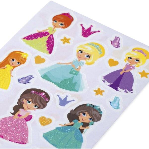 Schmucketikett MAGIC Sweet Princess Folie beglimmert 1 Bl 1 Pack