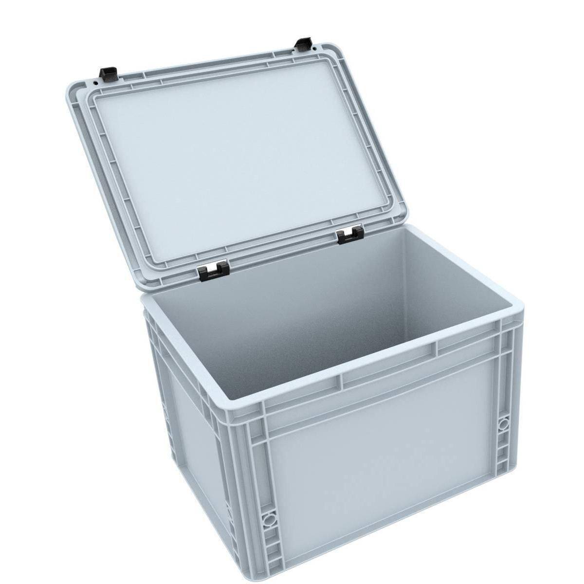 DDEB265 - DDEB265 Eurobehälter / Euro Box mit Scharnierdeckel