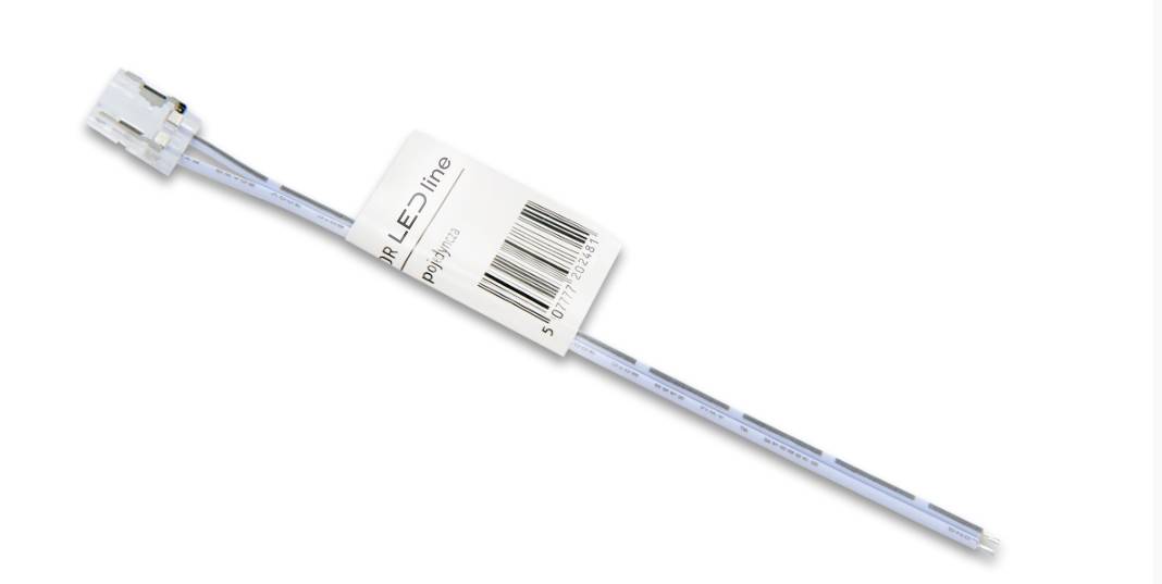 LED LINE® COB-STREIFEN-Klickanschluss Einzeln MIT Draht 10 mm 2 Pin