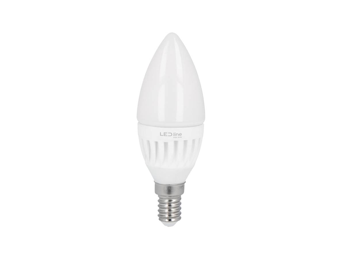 LED Line Prime Birne LED E14 9W 6500K 1260LM 170-250V C37 Kerze