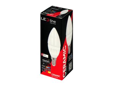 LED Line Prime Birne LED E14 9W 6500K 1260LM 170-250V C37 Kerze