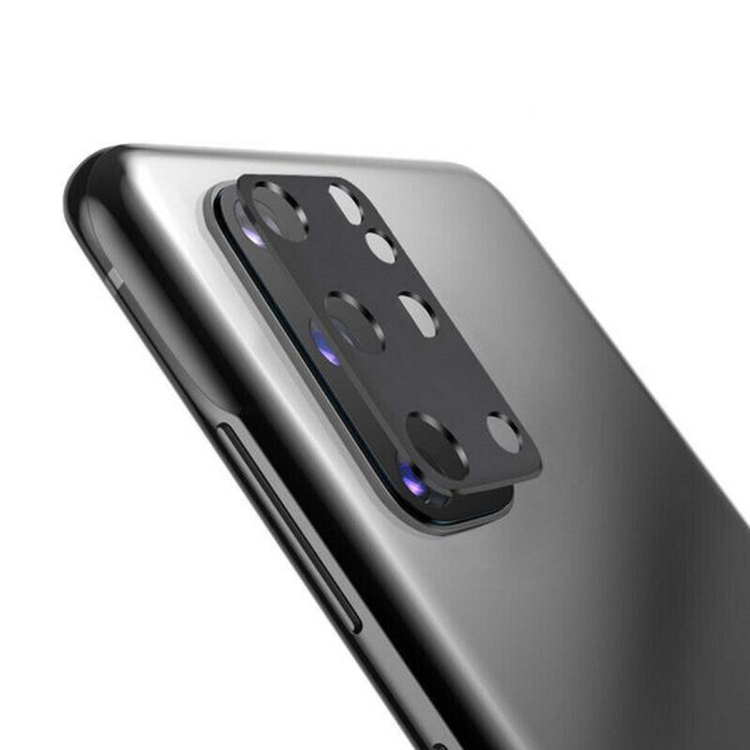 2x Kamera 9H Panzerhartglas für Samsung Galaxy S20 Plus 3D KLAR Schwarzes ECHTES TEMPERED Panzerglas Kameraglas Kamerhartglas Kameraschutzglas
