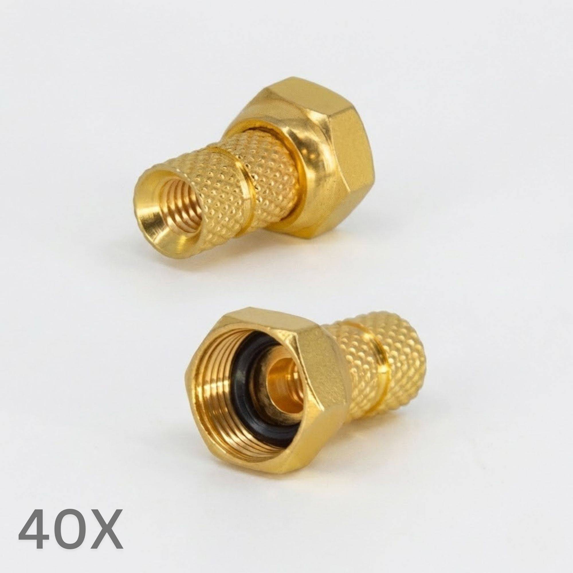 PremiumX 200m Mini-Koaxialkabel 4mm (Schwarz) Set inkl. 40 Stecker – Extra dünn & flexibel – 2-fach geschirmt für Sat, DVB-T2, Kabel-TV – Ultr