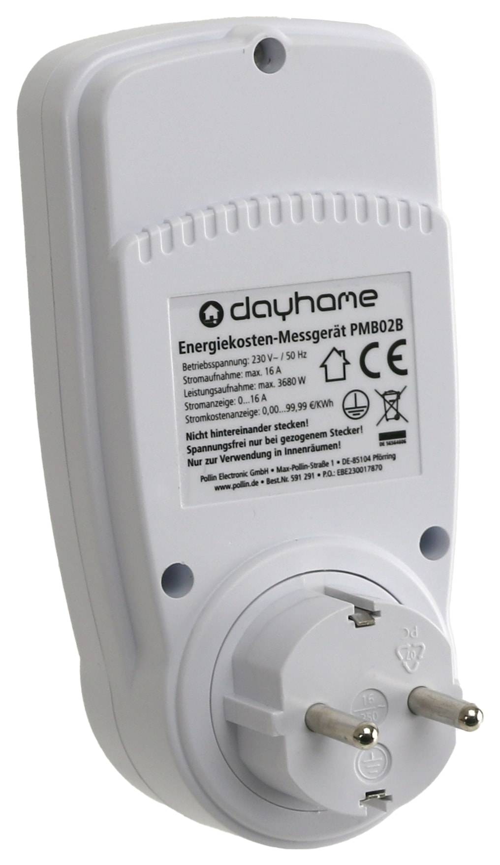 DAYHOME Energiekosten-Messgerät PMB02B