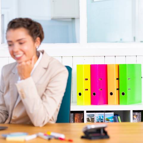 Ordner A4 Neon orange