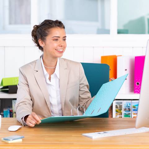 Ordner A4 Color türkis