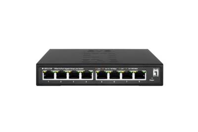 Hilbert 8-Port Gigabit Smart Lite Switch -- 8 x RJ45 Metall Gehäuse