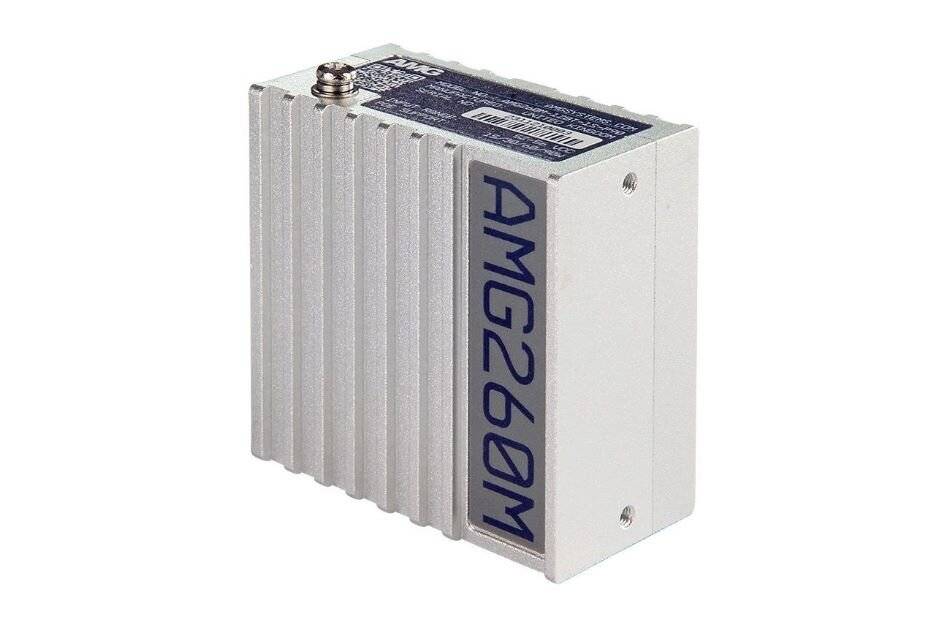 AMG260M-1GBT-1S-P90, Industrieller Mini Medienkonverter, 1 x 10/100/1000BT RJ45 60/90W, 1 x 100/1GBFX SFP Slot, 52-56 V