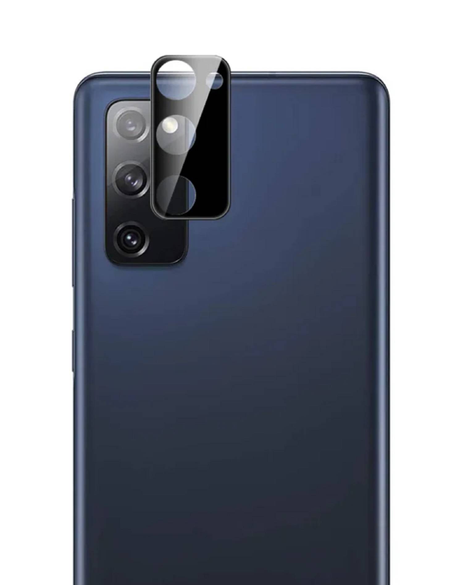 2x Kamera 9H Panzerhartglas für Samsung Galaxy S20 FE 3D KLAR Schwarzes ECHTES TEMPERED Panzerglas Kameraglas Kamerhartglas Kameraschutzglas