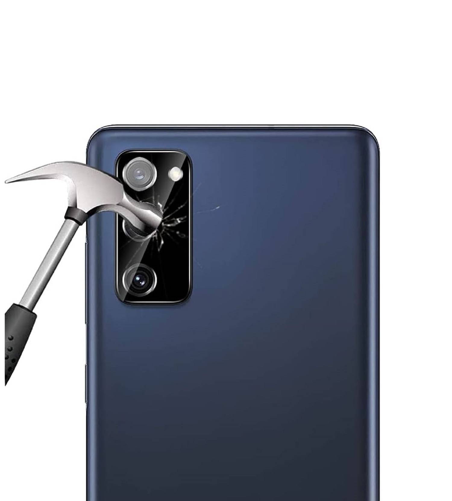 2x Kamera 9H Panzerhartglas für Samsung Galaxy S20 FE 3D KLAR Schwarzes ECHTES TEMPERED Panzerglas Kameraglas Kamerhartglas Kameraschutzglas