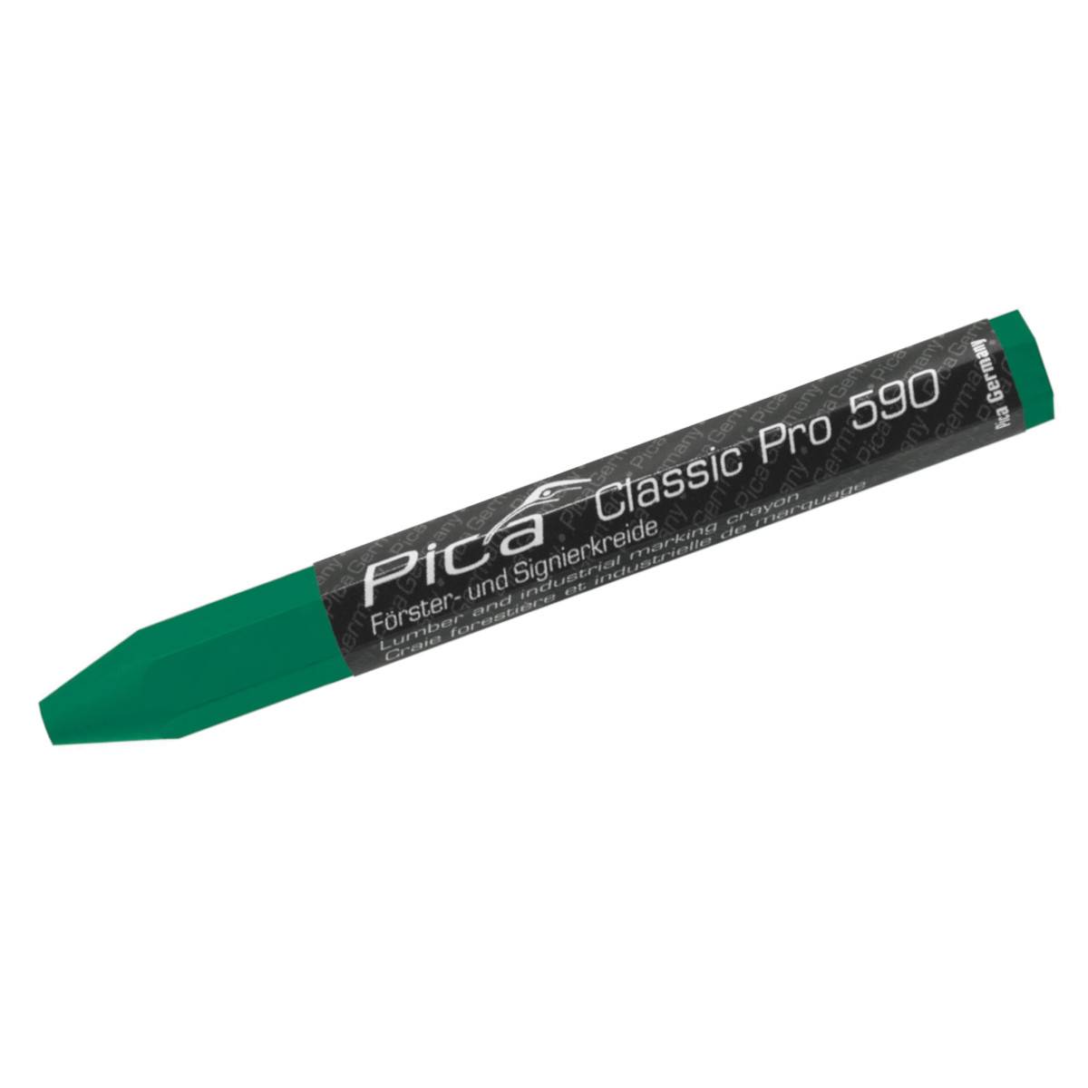 Pica Classic PRO Försterkreide Grün, 12St./Schachtel 590/36