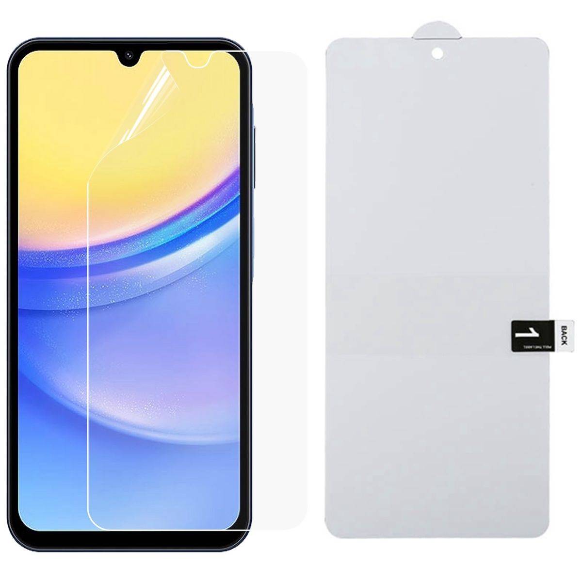 Für Samsung Galaxy A15 Full Screen Protector Hydrogel Schutz Folie