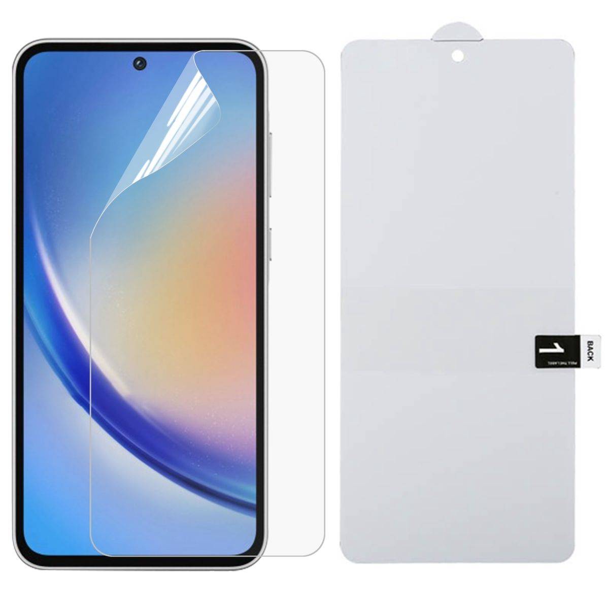 Für Samsung Galaxy A35 Full Screen Protector Hydrogel Schutz Folie