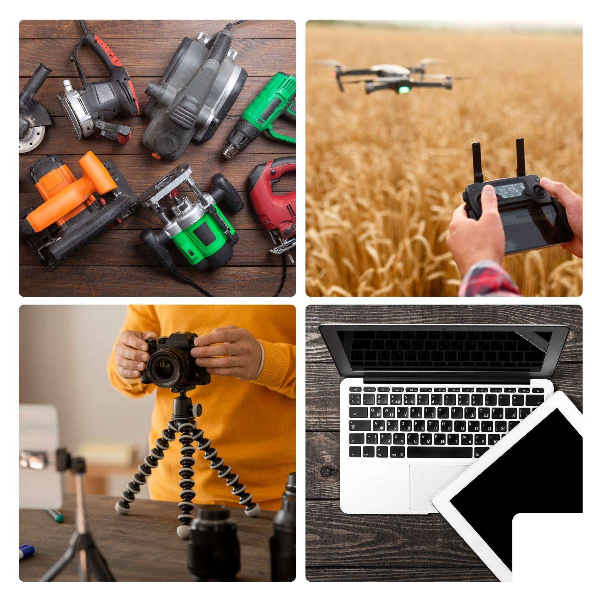 Perel Werkzeugkoffer mit Schlüsselschloss, 2 Schlüssel, Aluminium, Grau, 455 x 330 x 152 mm