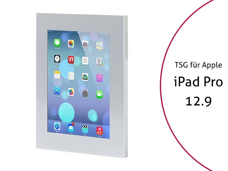 TabLines TSG031S Tablet Schutzgehäuse für Apple iPad Pro 12.9 (1./2. Gen.), silb...