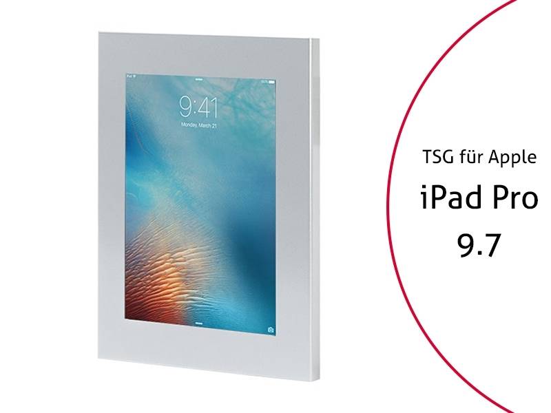 TabLines TSG048S Tablet Schutzgehäuse ohne HB für Apple iPad Pro 9.7, silber