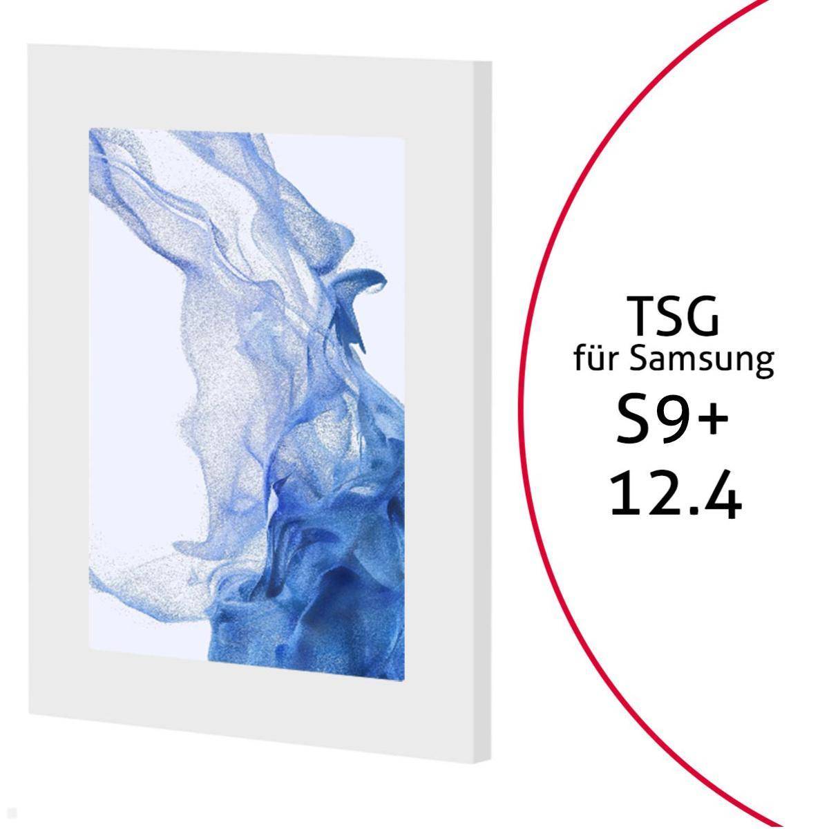 TabLines TSG094W Tablet Schutzgehäuse für Samsung Tab S9+ 12.4, weiß