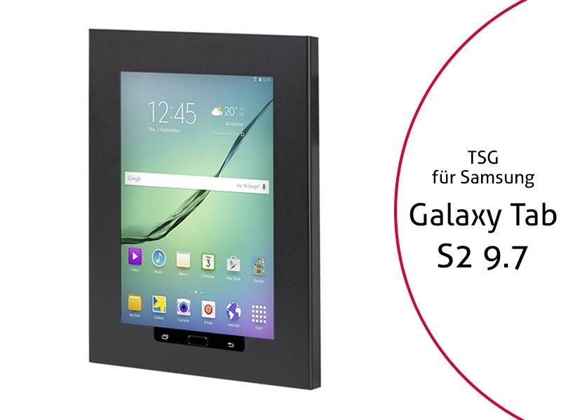 TabLines TSG025B Tablet Schutzgehäuse für Samsung Tab S2 9.7, HB, schwarz