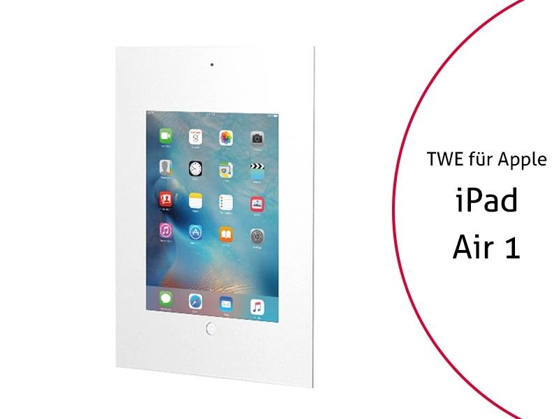TabLines TWE022W Tablet Wandeinbau für Apple iPad Air 1 - DS, HB