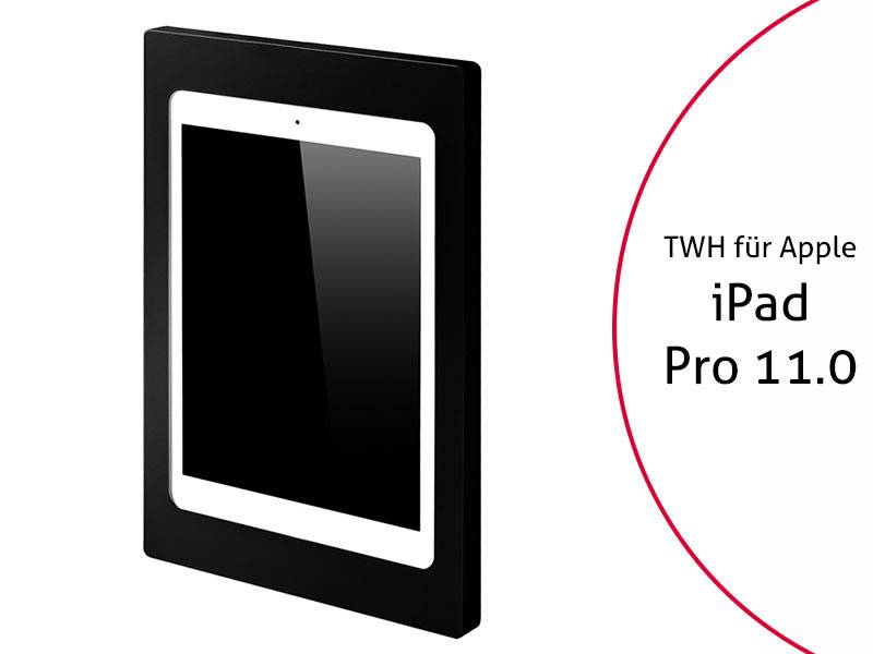 TabLines TWH022B iPad Wandhalterung für Apple iPad Pro 11 Zoll, schwarz