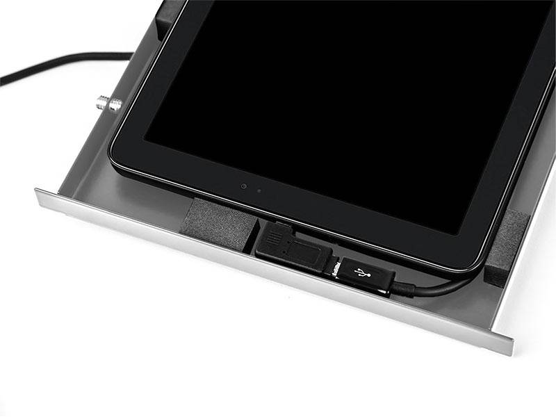 TabLines TSG070E Tablet Schutzgehäuse für Samsung Tab S5e, Edelstahl