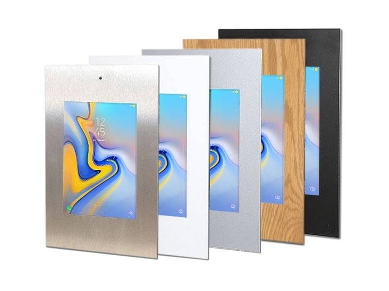 TabLines TWE068O Tablet Wandeinbau für Samsung Tab A 10.5, DS, Eiche