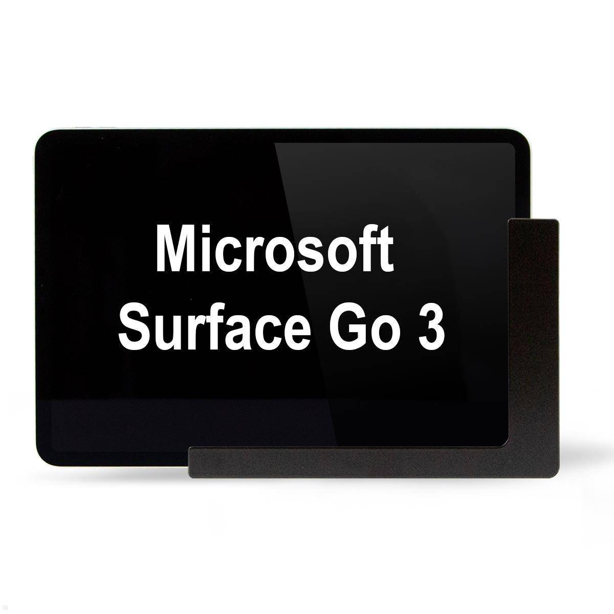 TabLines TWP023B Tablet Wandhalterung für Microsoft Surface Go 3, schwarz
