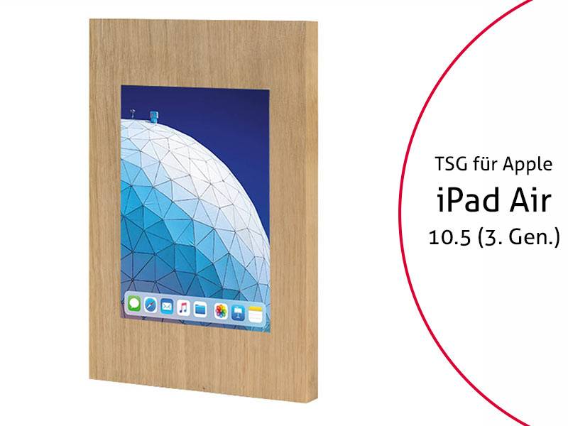 TabLines TSG061O Tablet Schutzgehäuse für Apple iPad Air 3 10.5 (2019), Holz Eic...