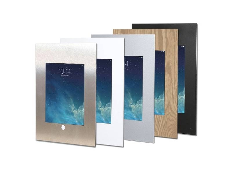 TabLines TWE054E Tablet Wandeinbau für Apple iPad Air 2 HB, Edelstahl
