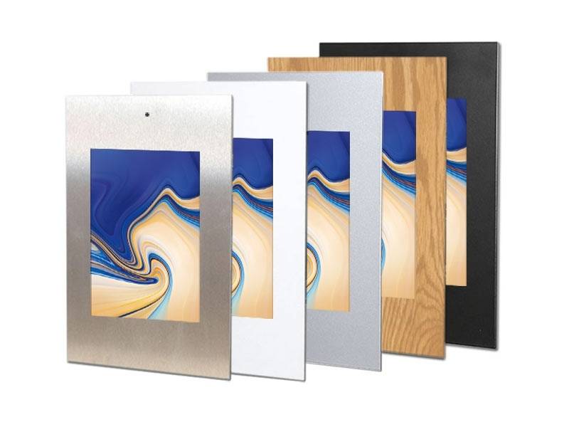 TabLines TWE066W Tablet Wandeinbau für Samsung Tab S4 10.5, DS, weiß