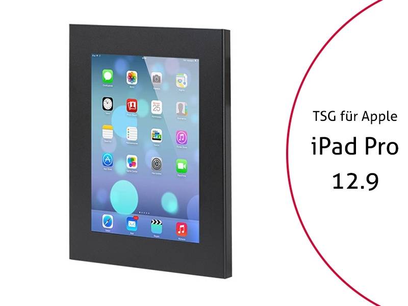 TabLines TSG031B Tablet Schutzgehäuse für Apple iPad Pro 12.9 (1./2. Gen.), schw...