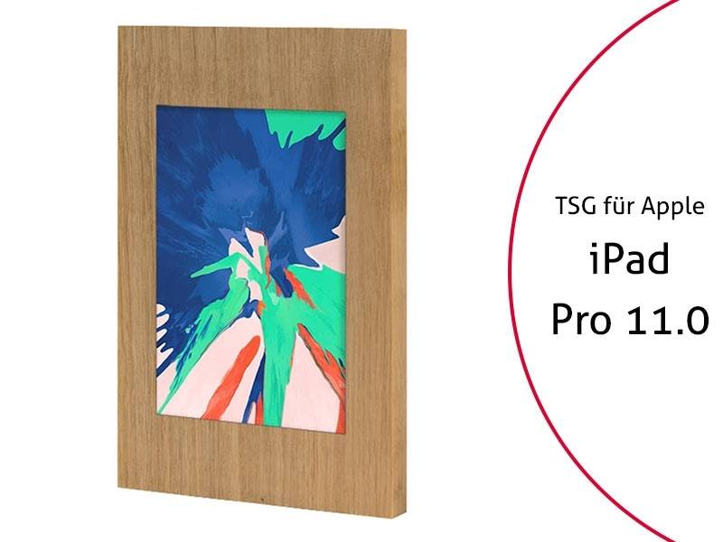 TabLines TSG058O Tablet Schutzgehäuse für Apple iPad Pro 11, Holz Eiche