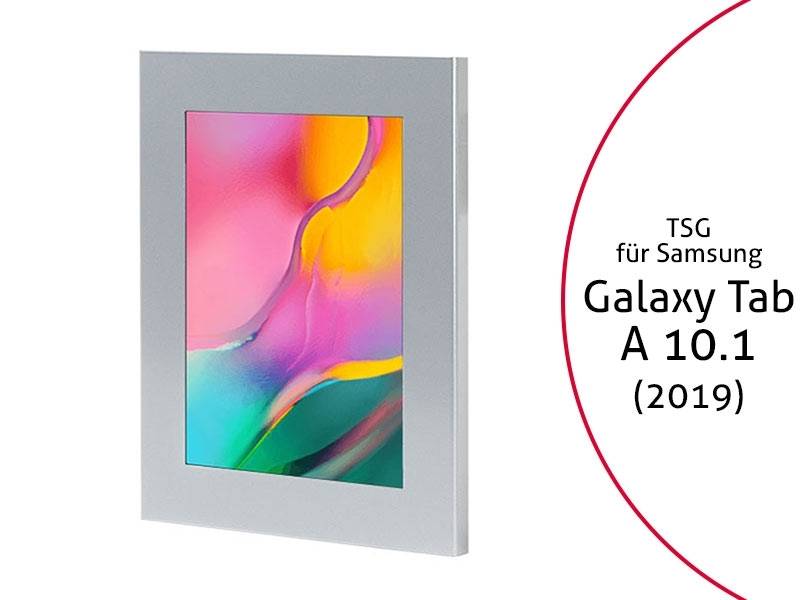 TabLines TSG065S Tablet Schutzgehäuse für Samsung Tab A 10.1 (2019), silber