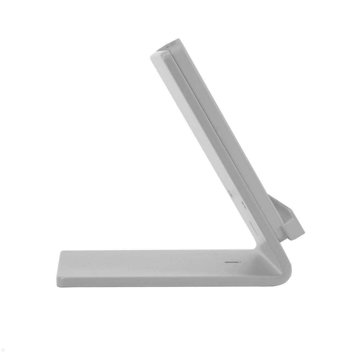 TabLines TTP002S Tabletständer Tisch Plug für iPad Pro 12.9 (5./6. Gen.), silber