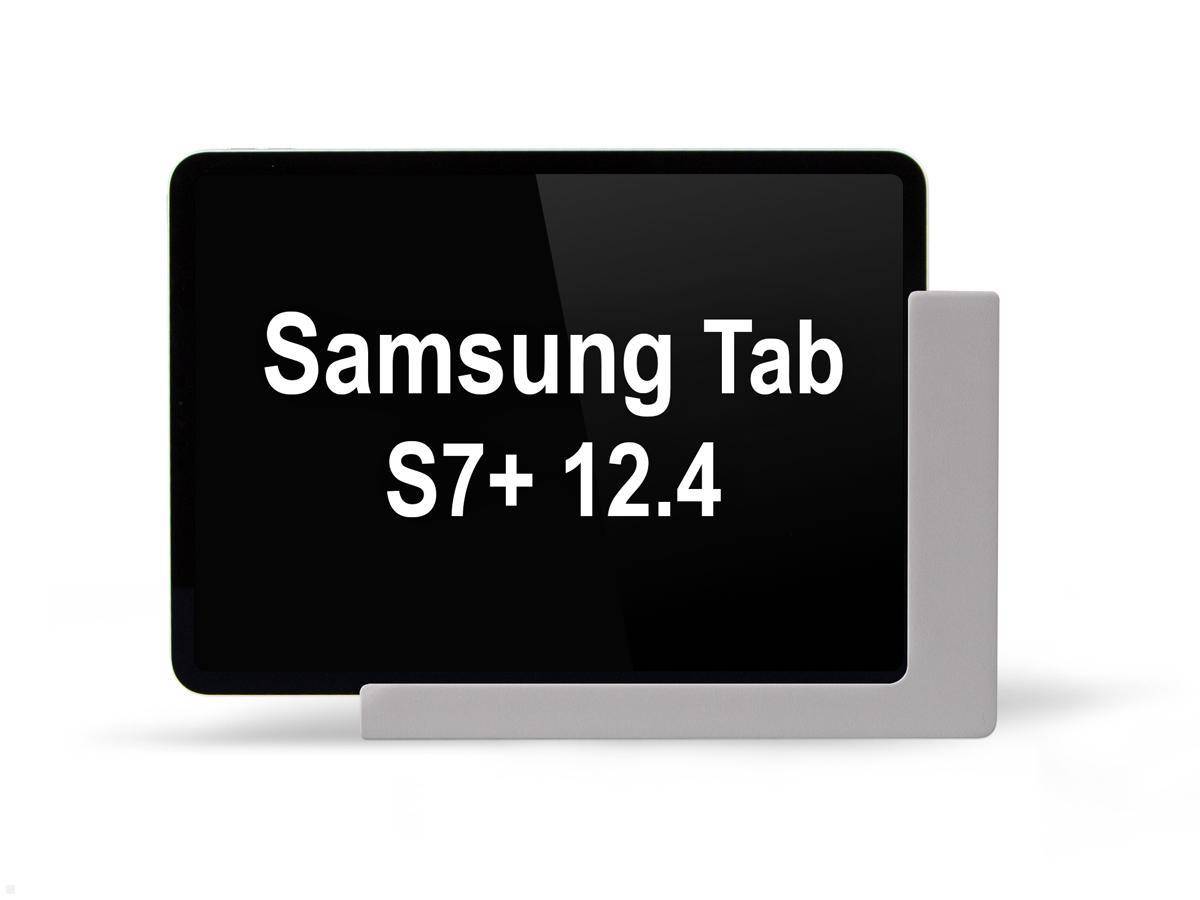 TabLines TWP008S Tablet Wandhalterung für Samsung Tab S7+ 12.4, silber