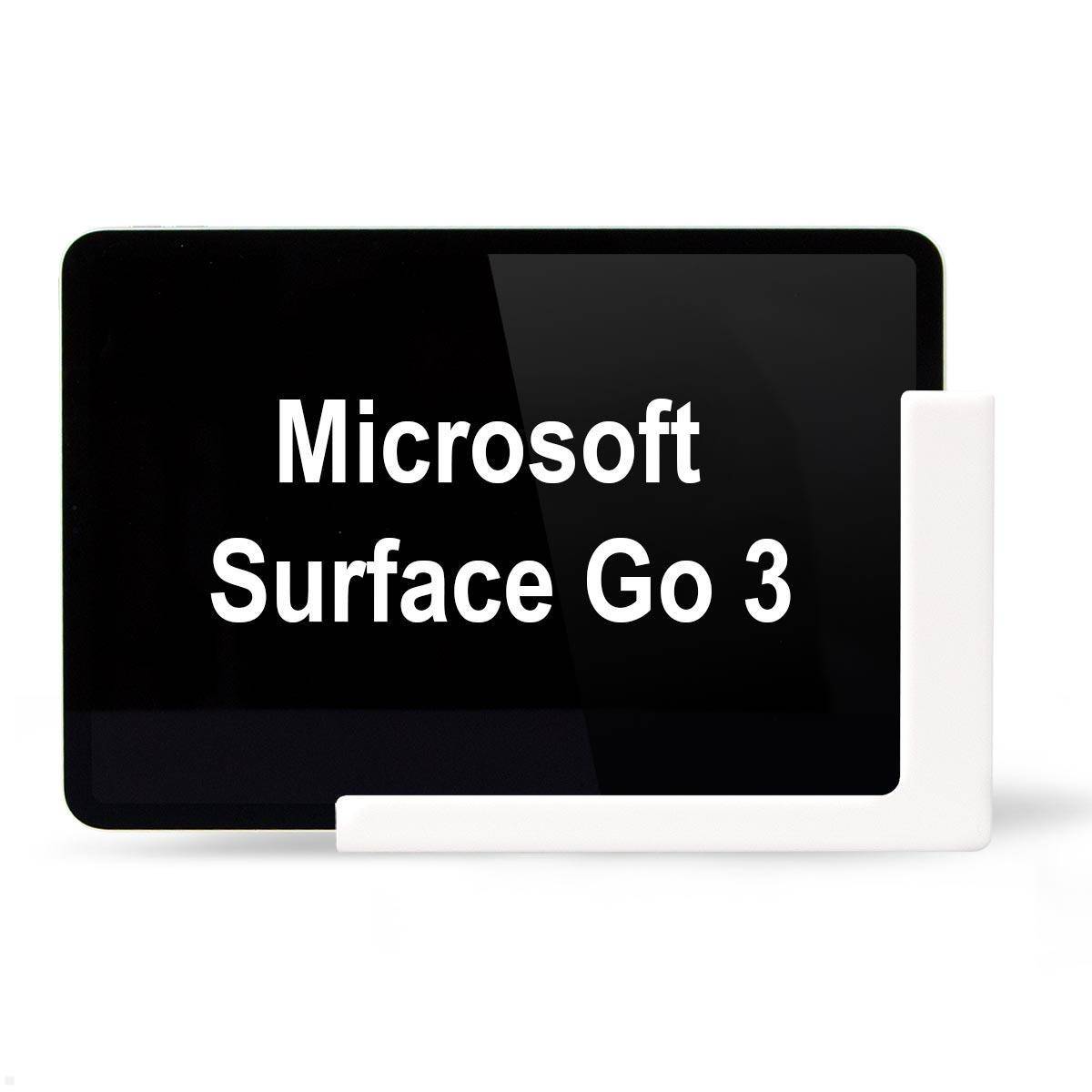 TabLines TWP023W Tablet Wandhalterung für Microsoft Surface Go 3, weiß
